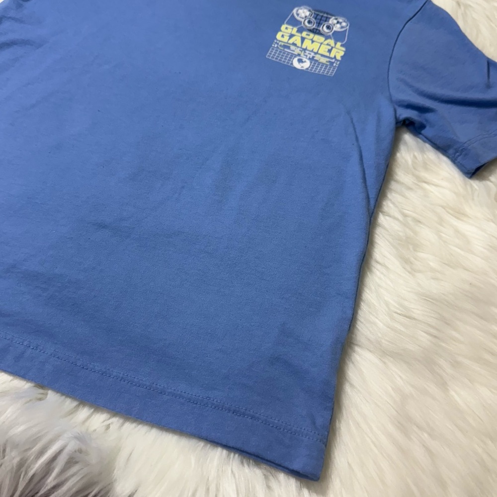 Wonder Nation Youth Boy Size Small (6-7) Blue Gamer Graphic Shirt - Picture 8 of 12